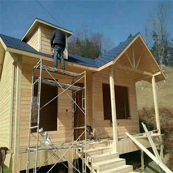 石家庄防腐木木屋安装